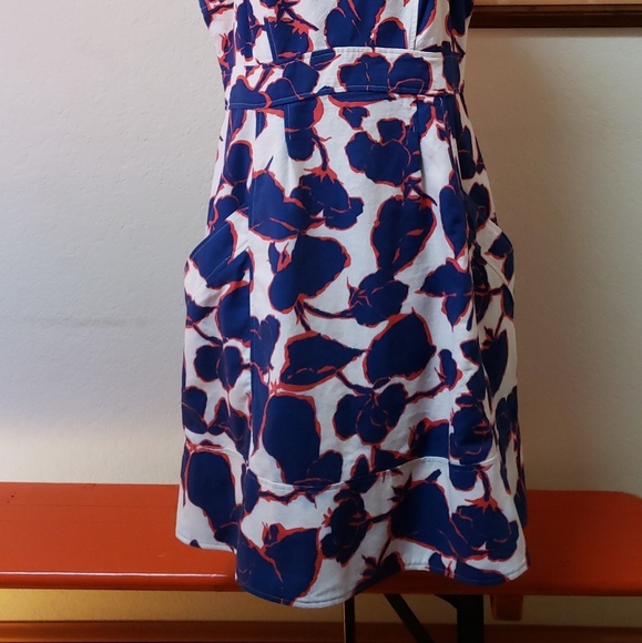 Land's End Navy and White Dress - Picture 3 of 8